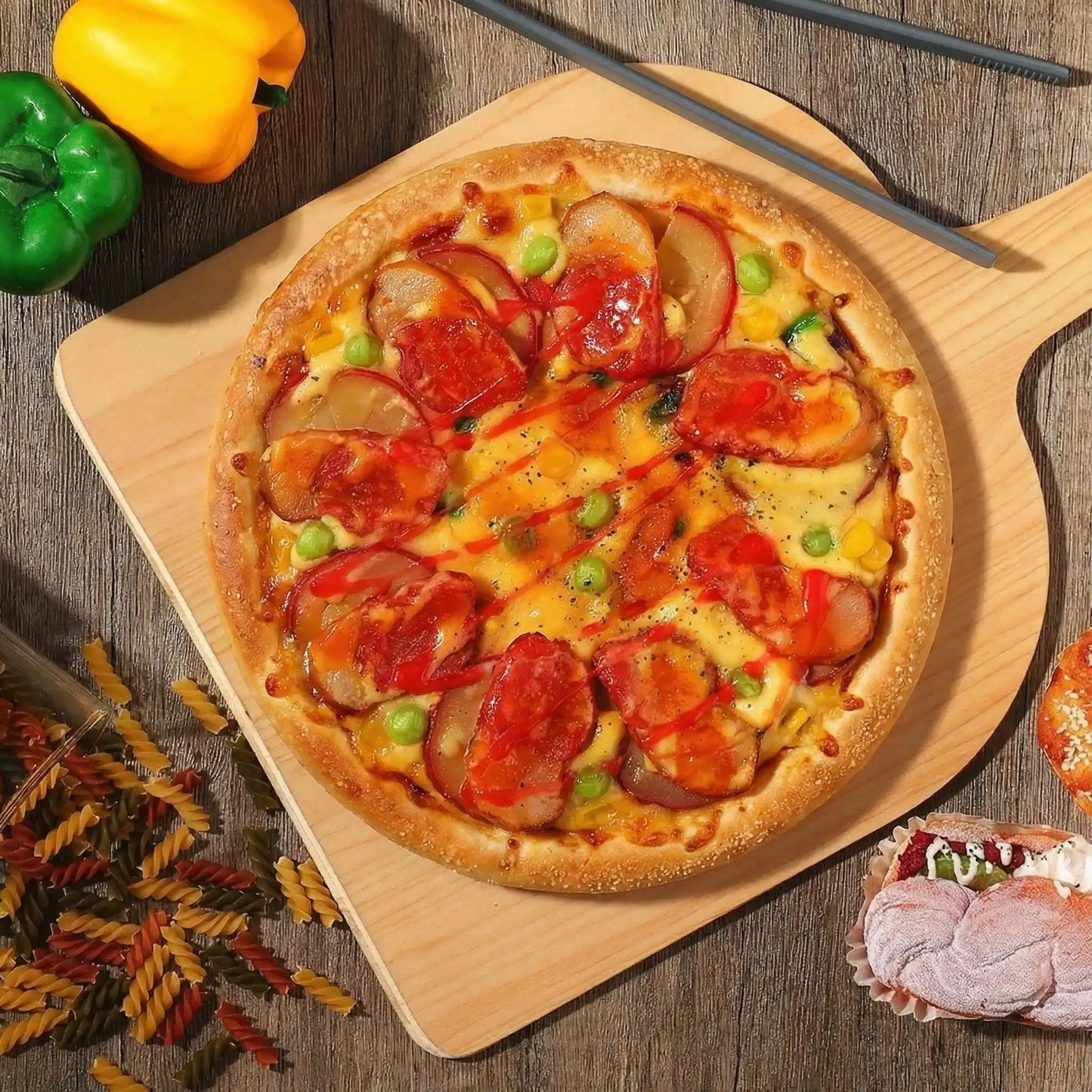 Pelle a Pizza Natural Wood Repas Pizza