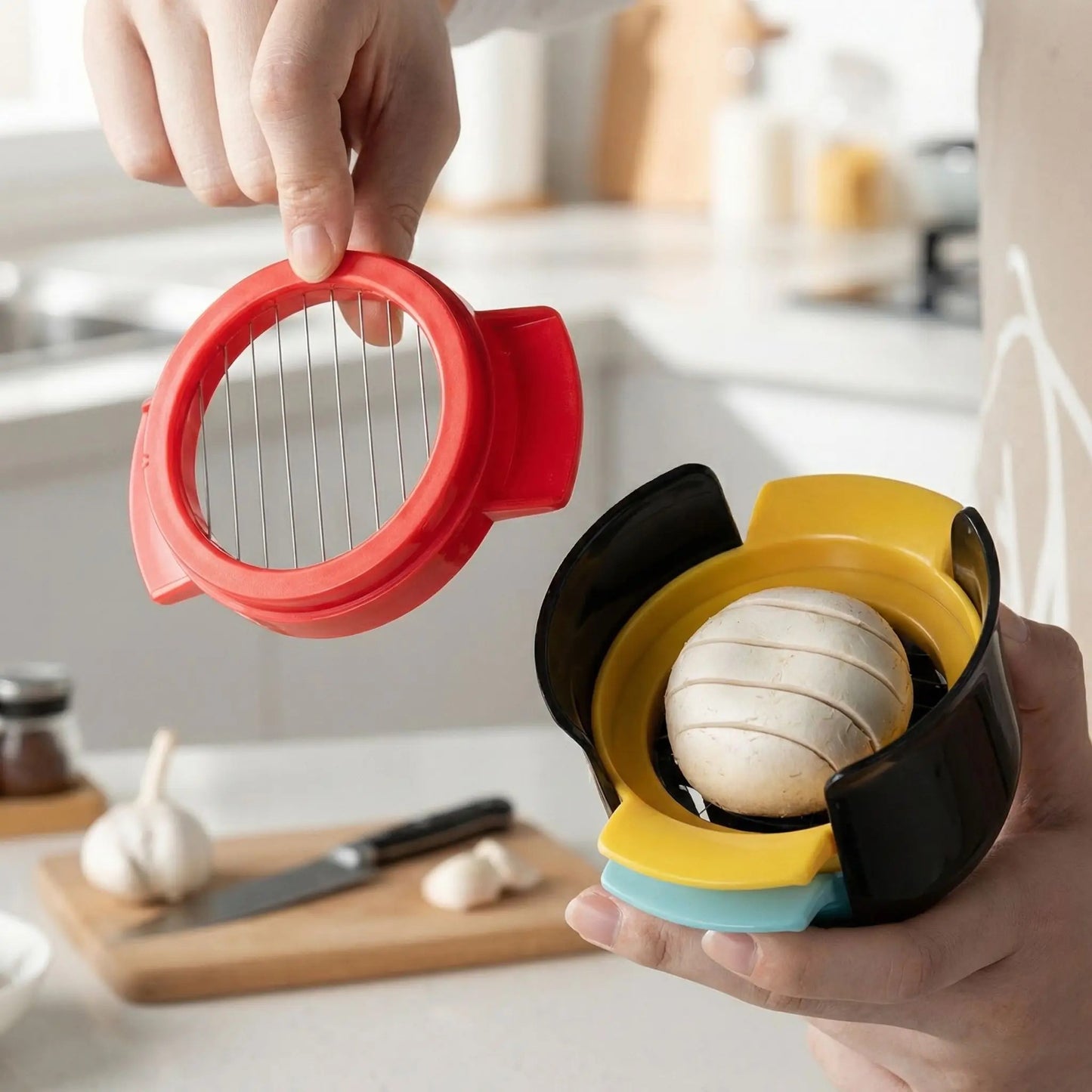 coupe oeuf pratislice polyvalent champignons kiwis