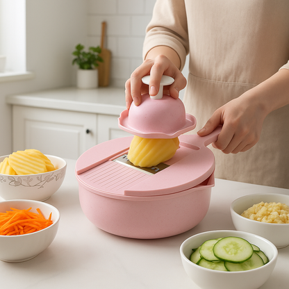 coupes légumes multi tranches préparation des salades