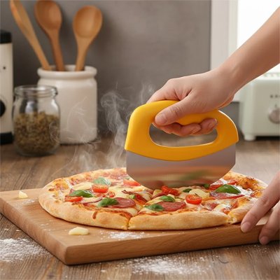 couteau a pizza crust chisel precision de coupe