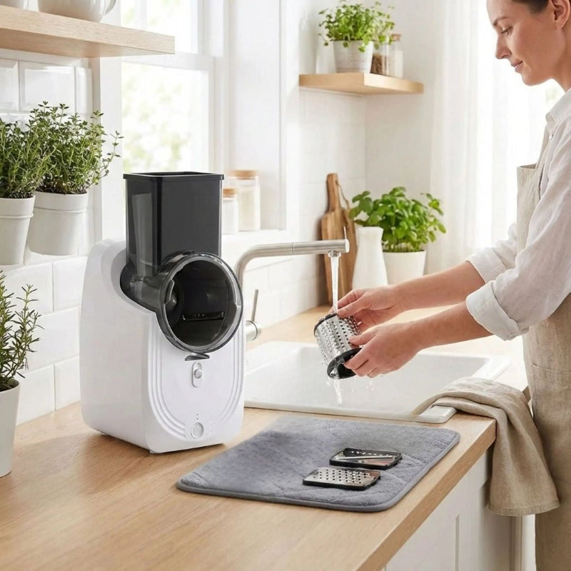 mandoline electrique quick one facile a demonter et a nettoyer