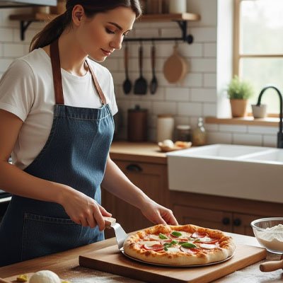 pelle a pizza easy cooking manche bois ergonomique