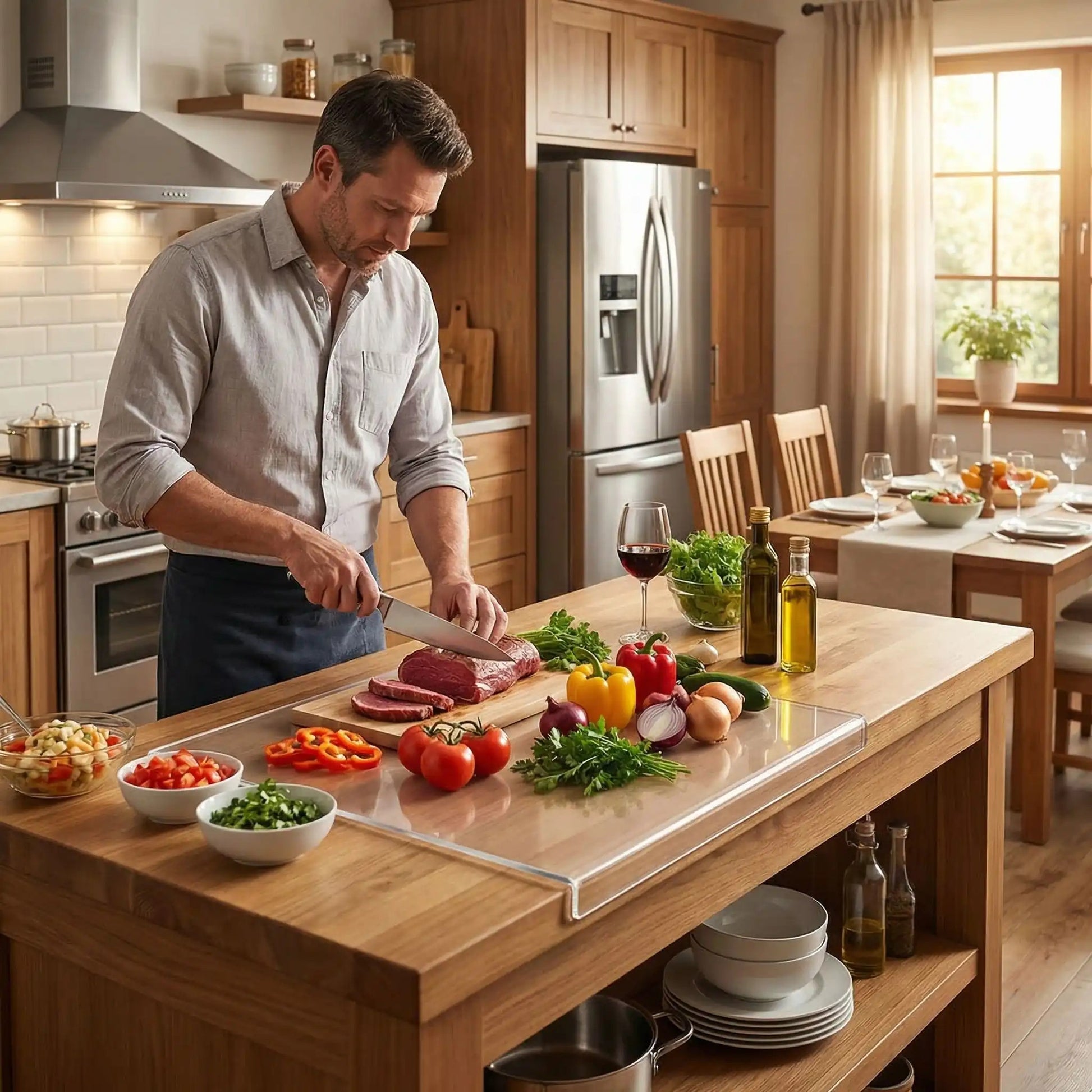 planche a decouper design moderne rebord confort pratique