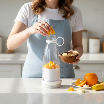 presse agrume electrique blender drink delice smoothie oranges bananes