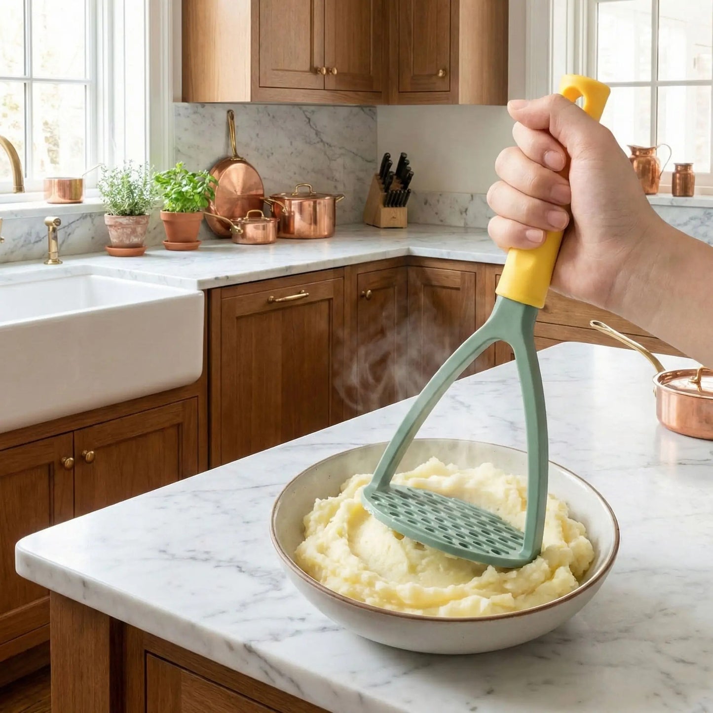 presse puree manuel heavy duty prise main ferme