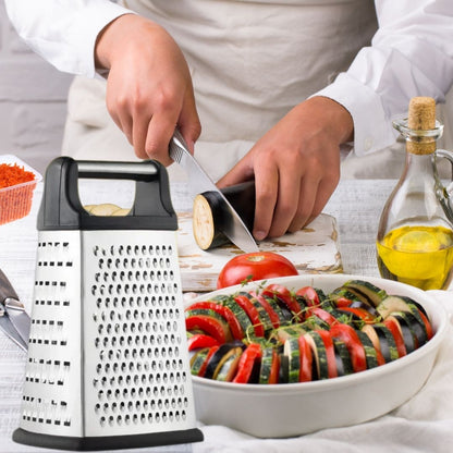 rape a legumes manuelle food grater preparation de la ratatouille