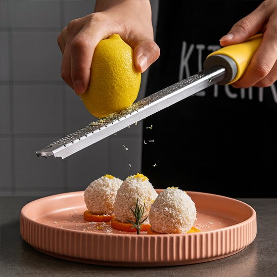 zesteur inox professionnel delice saveur citron